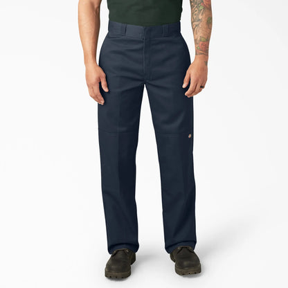 Reinforced Double-Knee Loose Work Pants