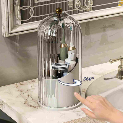 Rotating Dustproof Toothbrush Holder