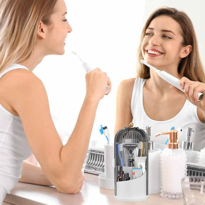 Rotating Dustproof Toothbrush Holder