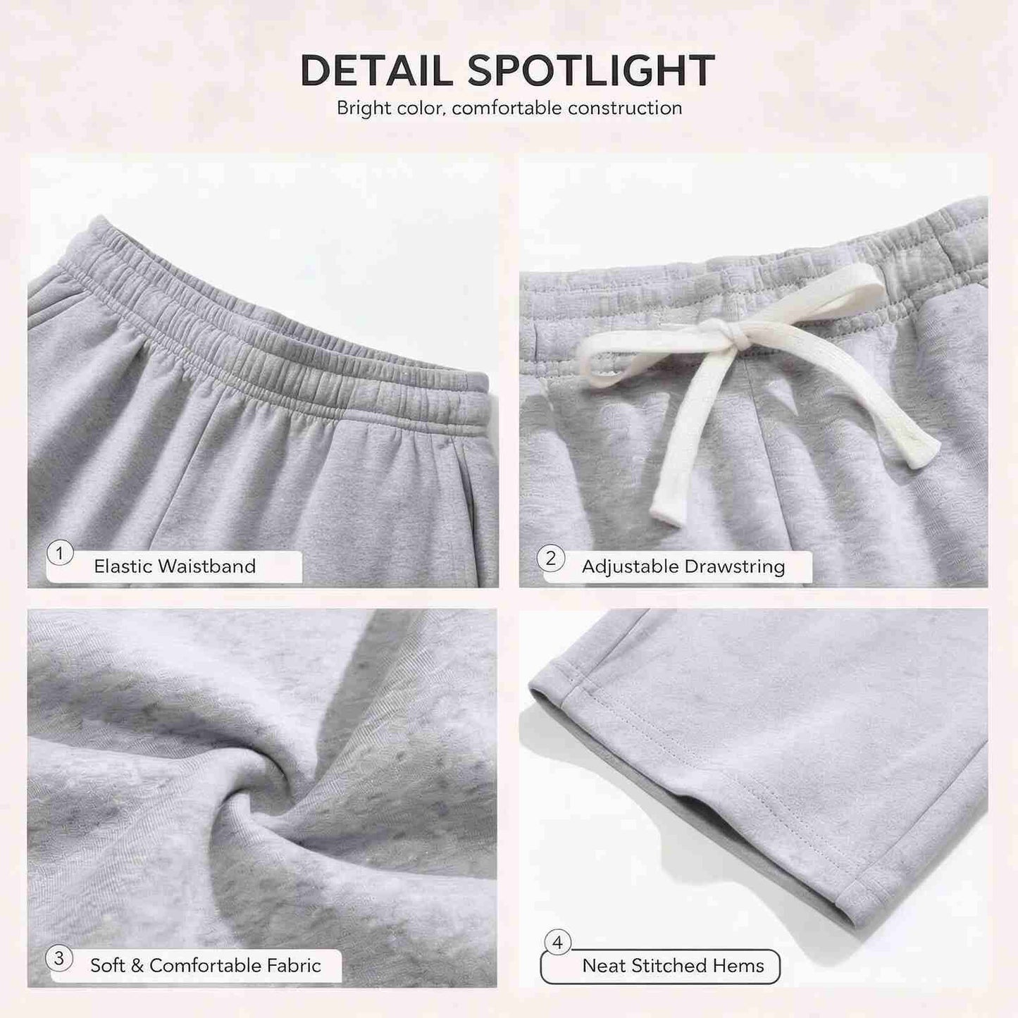 Men's Drawstring Athletic Shorts 3-Pack