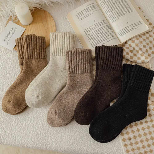 [BUY 1 GET 1 FREE] Warm Mid-Calf Socks for Fall & Winter