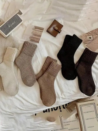 [BUY 1 GET 1 FREE] Warm Mid-Calf Socks for Fall & Winter