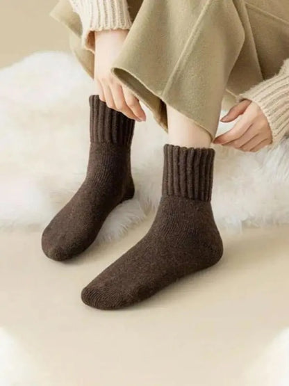 [BUY 1 GET 1 FREE] Warm Mid-Calf Socks for Fall & Winter