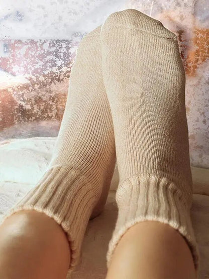 [BUY 1 GET 1 FREE] Warm Mid-Calf Socks for Fall & Winter