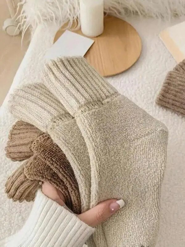[BUY 1 GET 1 FREE] Warm Mid-Calf Socks for Fall & Winter