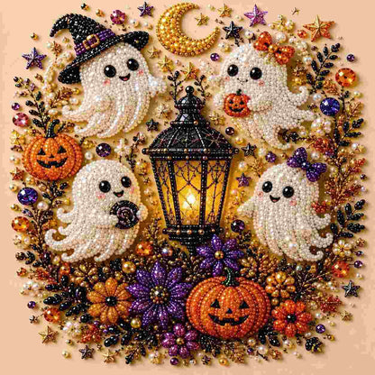 [BUY 1 GET 1 FREE] Halloween Witch Moon Diamond Art Kit