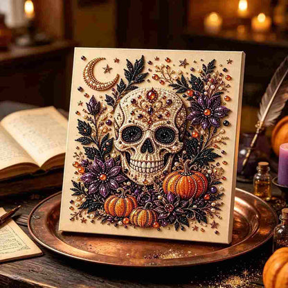 [BUY 1 GET 1 FREE] Halloween Witch Moon Diamond Art Kit