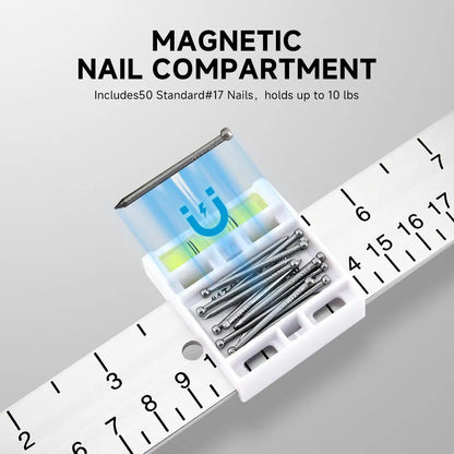 Picture Hanging Tool with Level & Ruler