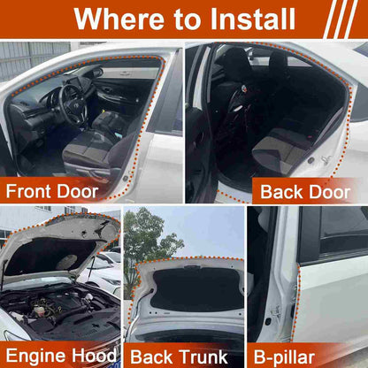 Self-Adhesive Soundproof Car Door Seal Strip