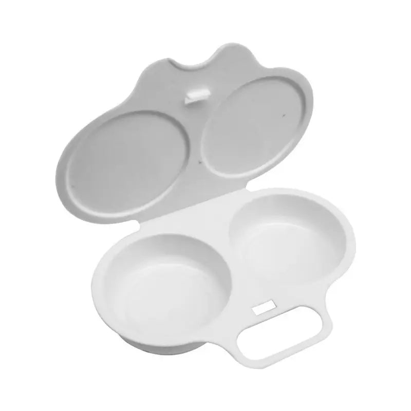 [BUY 2 GET 1 FREE] 2-Cavity Nonstick Microwave Egg Poacher
