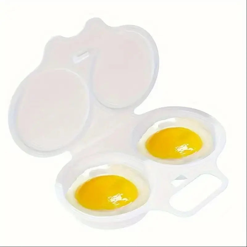 [BUY 2 GET 1 FREE] 2-Cavity Nonstick Microwave Egg Poacher