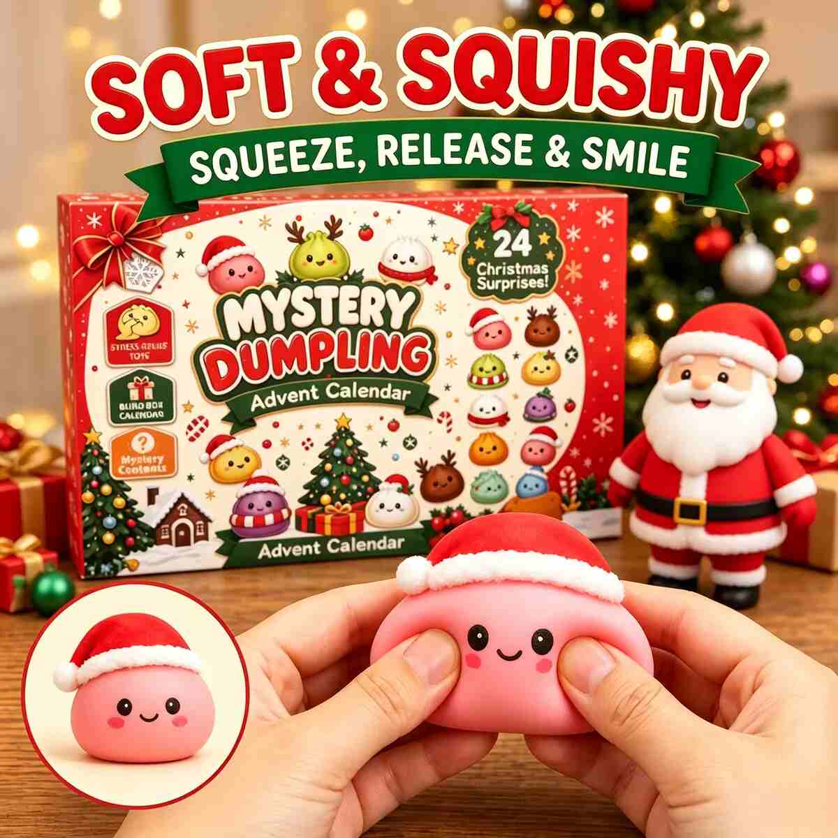 24-Day Christmas Squishy Advent Calendar