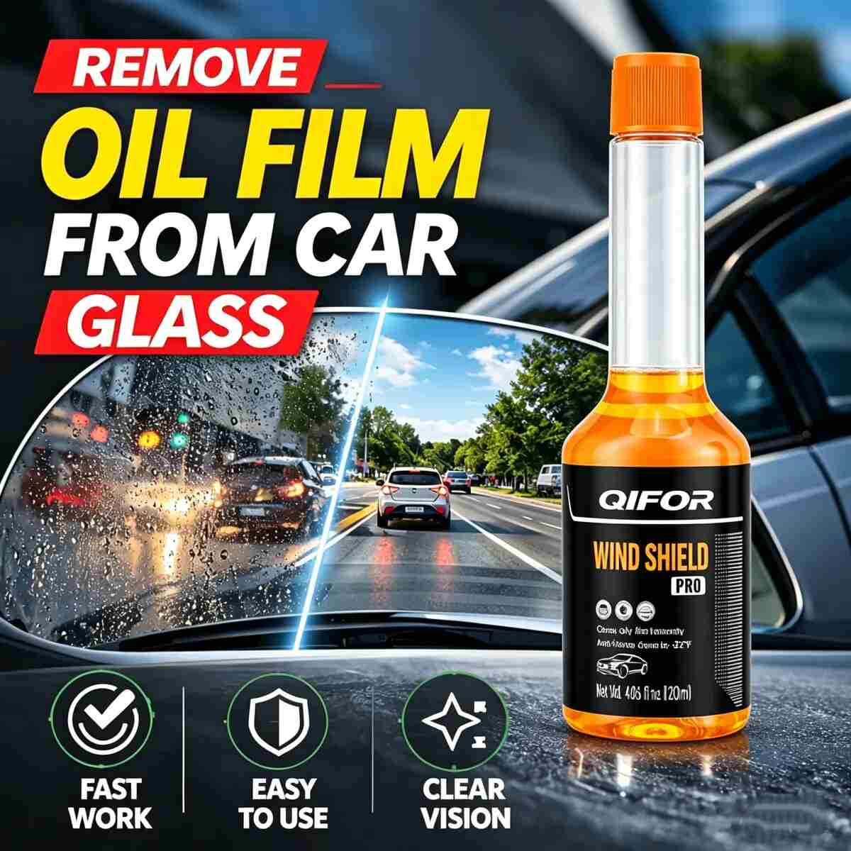 [BUY 1 GET 1 FREE] Hydrophobic Car Glass Stain Remover