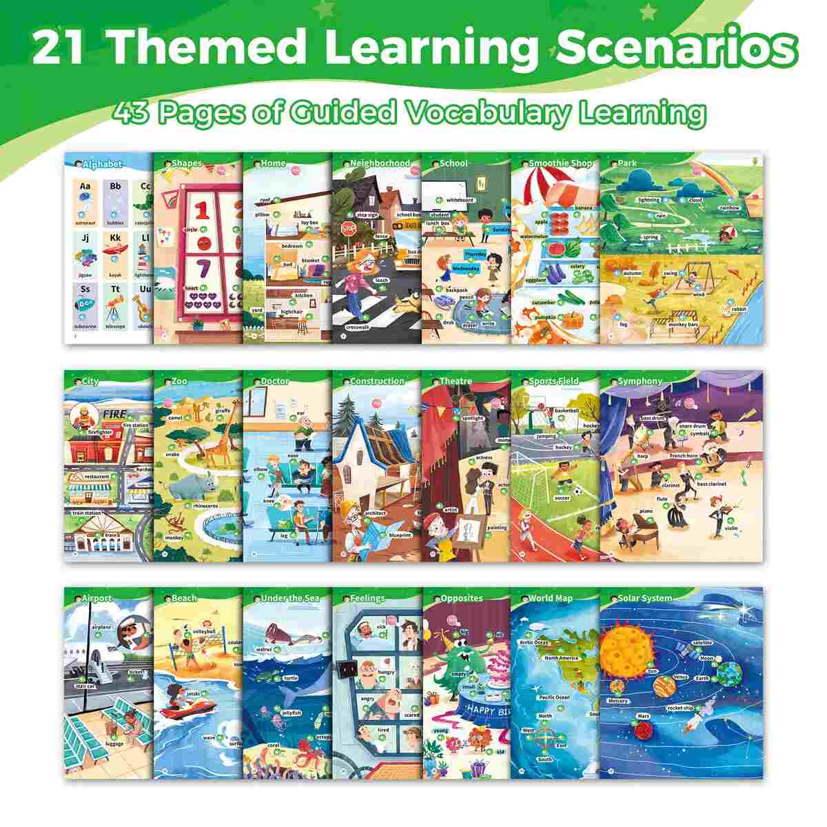 500-Word Kids English Sound Learning Book