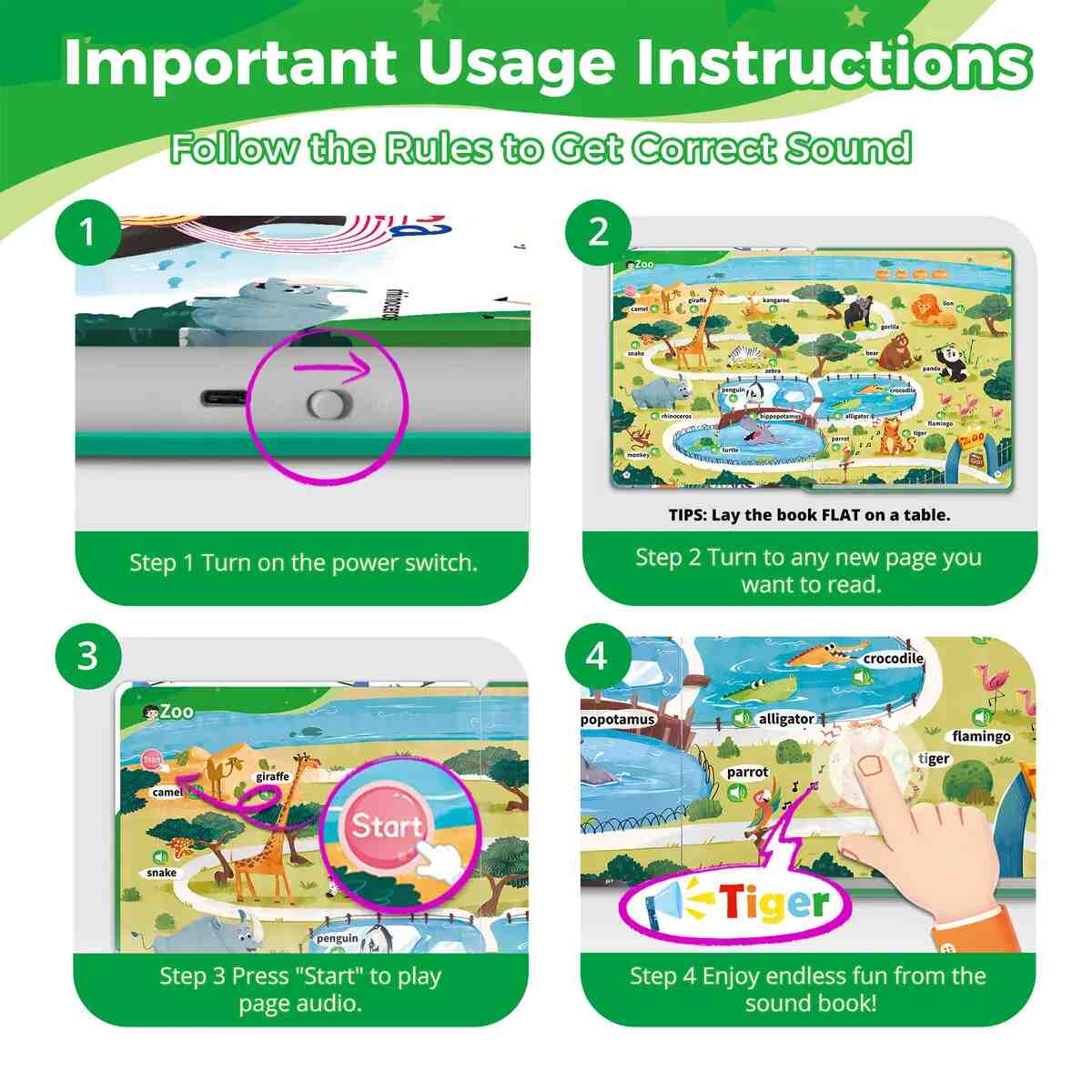 500-Word Kids English Sound Learning Book