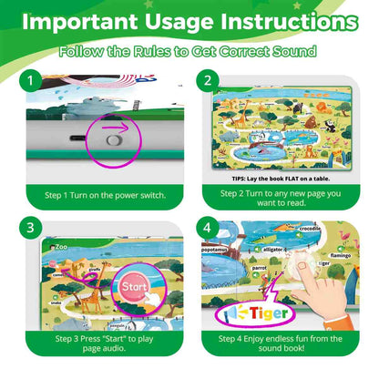 500-Word Kids English Sound Learning Book