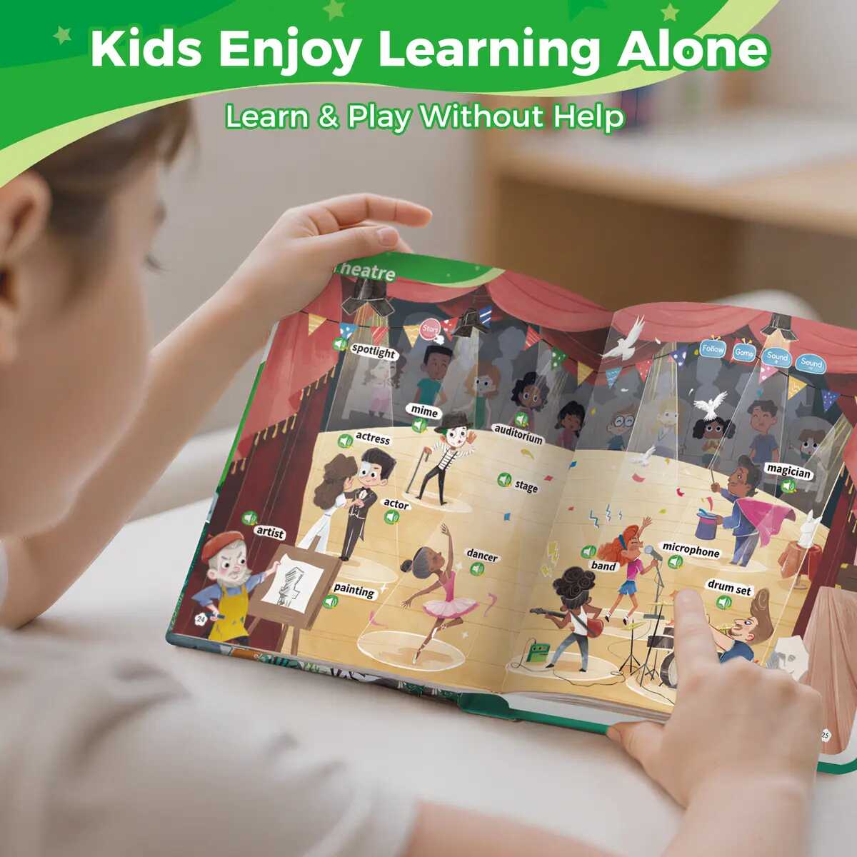 500-Word Kids English Sound Learning Book