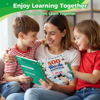 500-Word Kids English Sound Learning Book