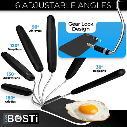 Adjustable-Angle Non-Toxic Kitchen Spatula