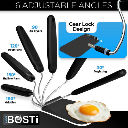 Adjustable-Angle Non-Toxic Kitchen Spatula