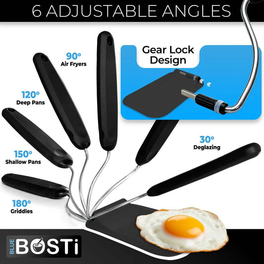 Adjustable-Angle Non-Toxic Kitchen Spatula
