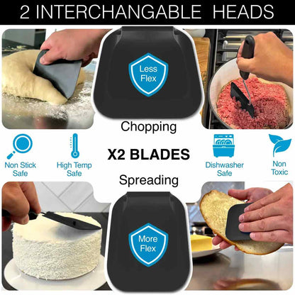 Adjustable-Angle Non-Toxic Kitchen Spatula