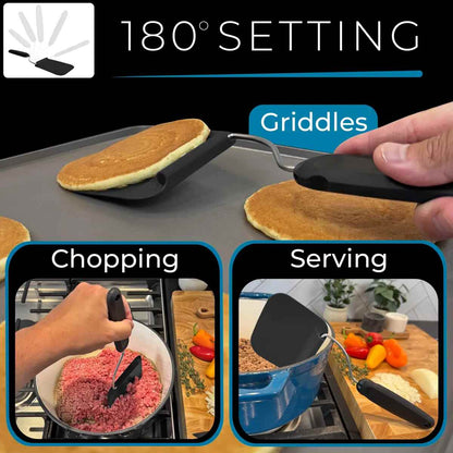 Adjustable-Angle Non-Toxic Kitchen Spatula