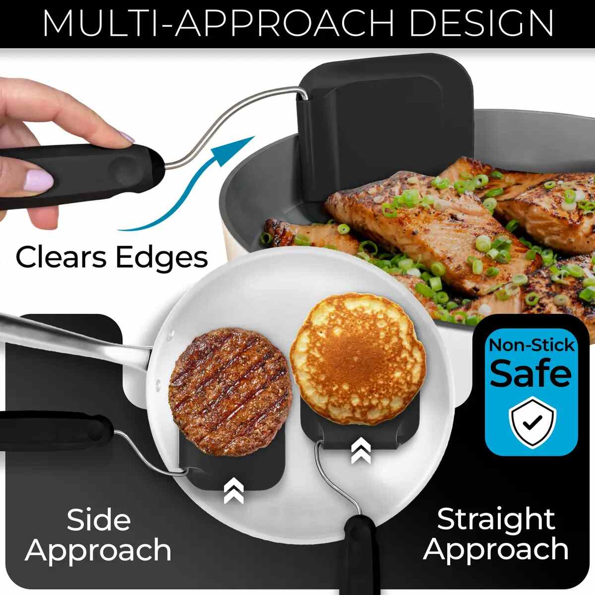 Adjustable-Angle Non-Toxic Kitchen Spatula