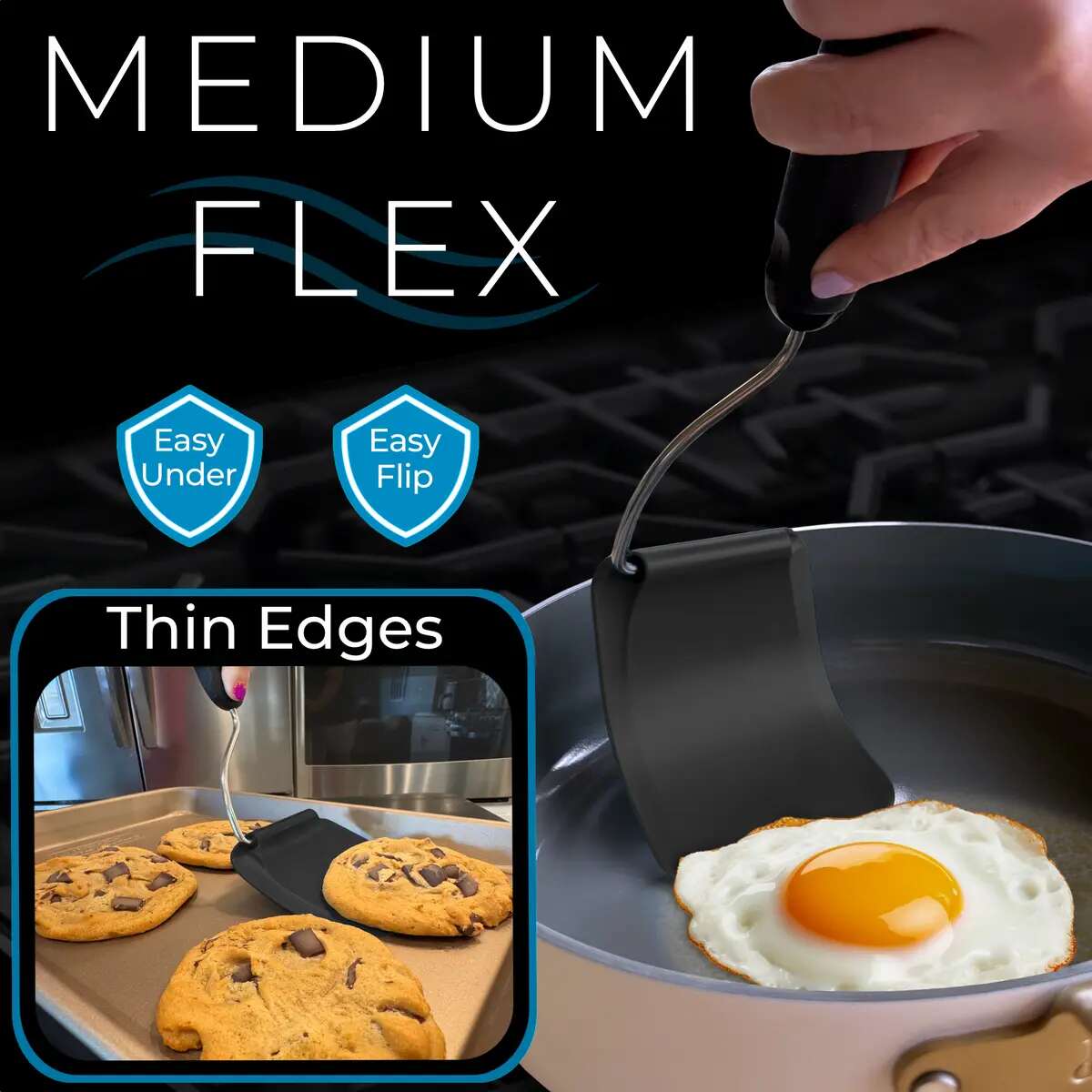 Adjustable-Angle Non-Toxic Kitchen Spatula