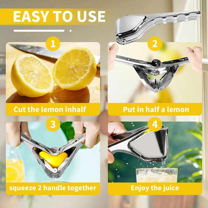 Stainless Steel Handheld Lemon Squeezer