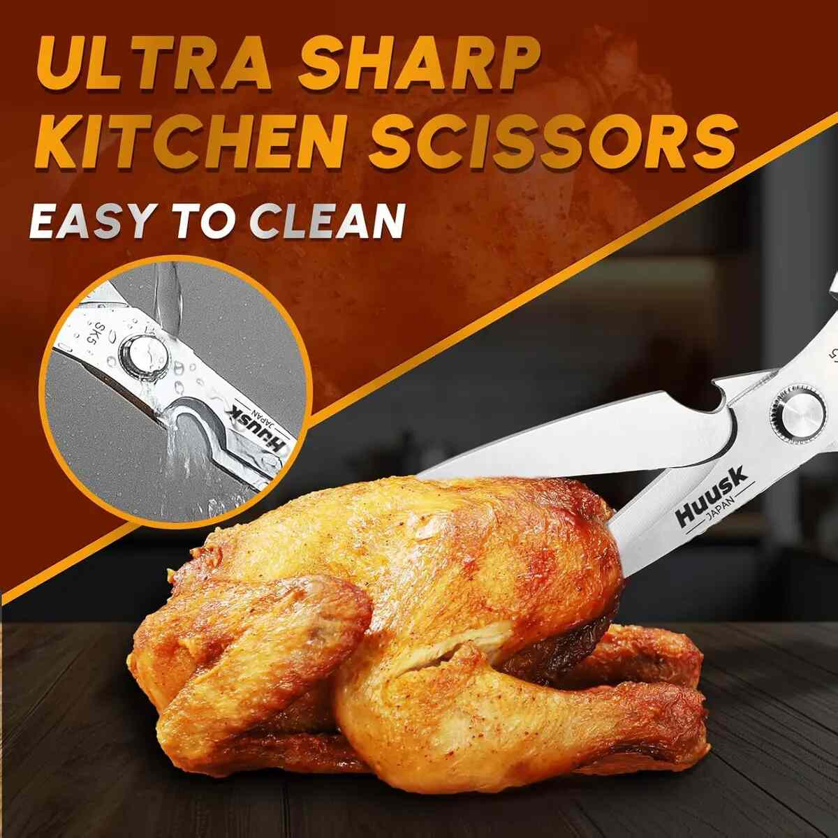 [BUY 2 GET 1 FREE] All-Purpose Stainless Steel Kitchen Shears
