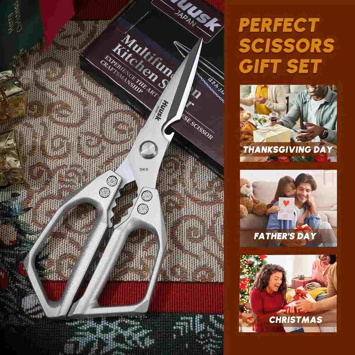 [BUY 2 GET 1 FREE] All-Purpose Stainless Steel Kitchen Shears