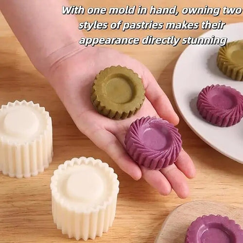 [BUY 1 GET 1 FREE] Sunflower Hand-Press Mooncake Mold Set