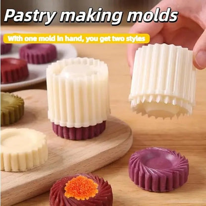 [BUY 1 GET 1 FREE] Sunflower Hand-Press Mooncake Mold Set