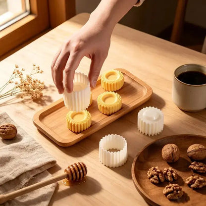 [BUY 1 GET 1 FREE] Sunflower Hand-Press Mooncake Mold Set