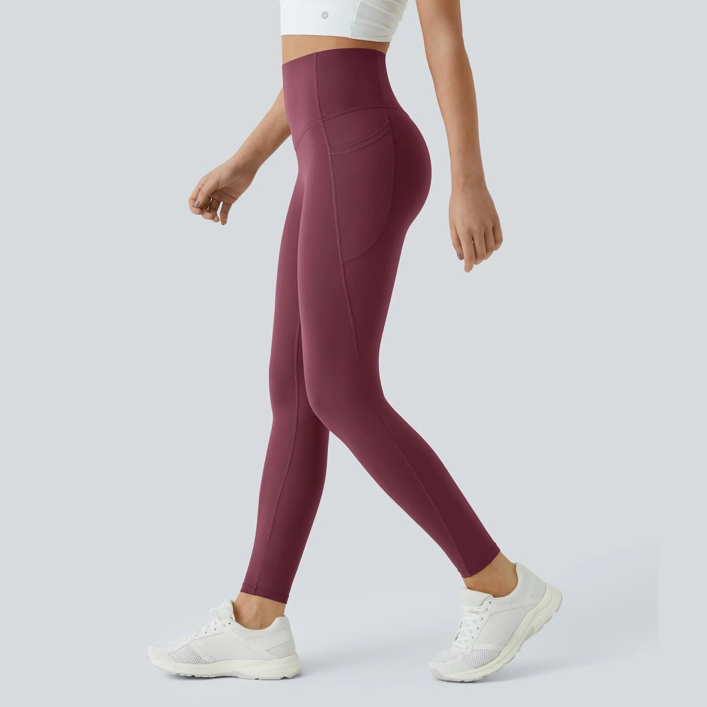 High-Waist Tummy Control Pocket Leggings