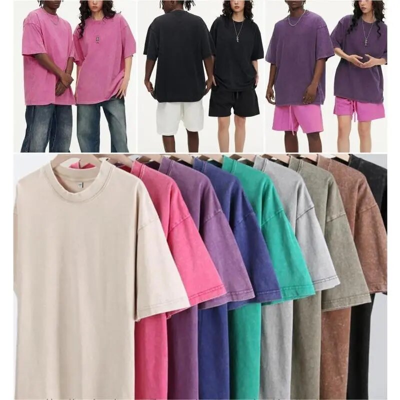 [BUY 1 GET 1 FREE] Distressed Oversized Cotton Tees
