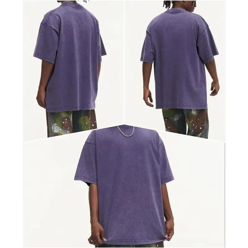 [BUY 1 GET 1 FREE] Distressed Oversized Cotton Tees