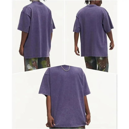 [BUY 1 GET 1 FREE] Distressed Oversized Cotton Tees