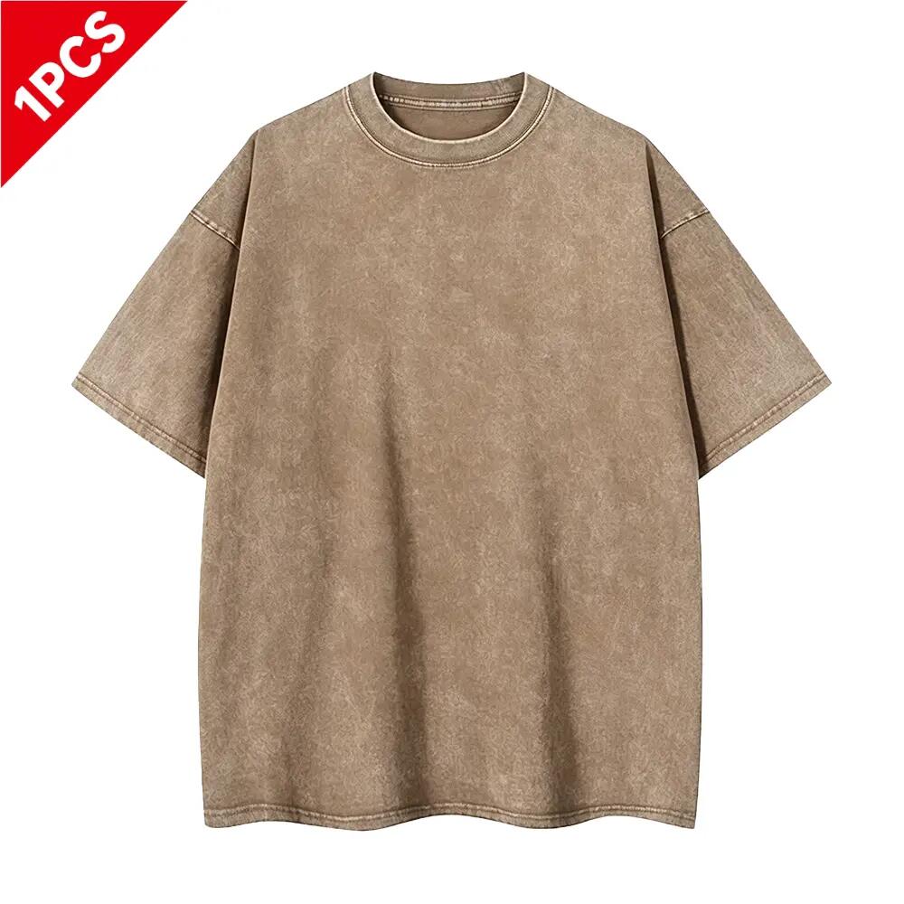 [BUY 1 GET 1 FREE] Distressed Oversized Cotton Tees