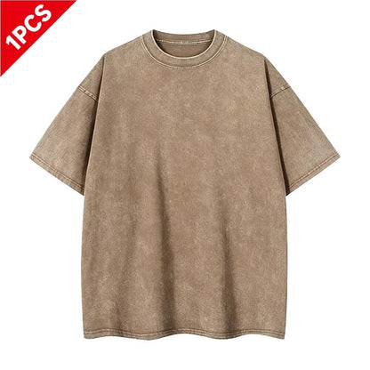 [BUY 1 GET 1 FREE] Distressed Oversized Cotton Tees