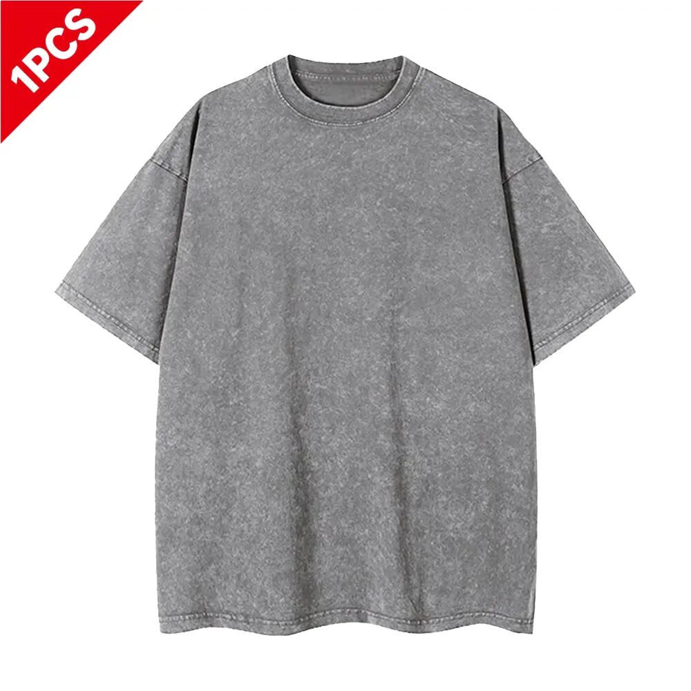 [BUY 1 GET 1 FREE] Distressed Oversized Cotton Tees