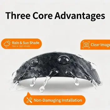 [BUY 1 GET 1 FREE] Rear-View Camera Rain Shield 4-Pack