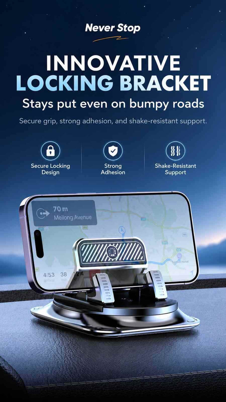 360 Suction Cup Car Phone Holder
