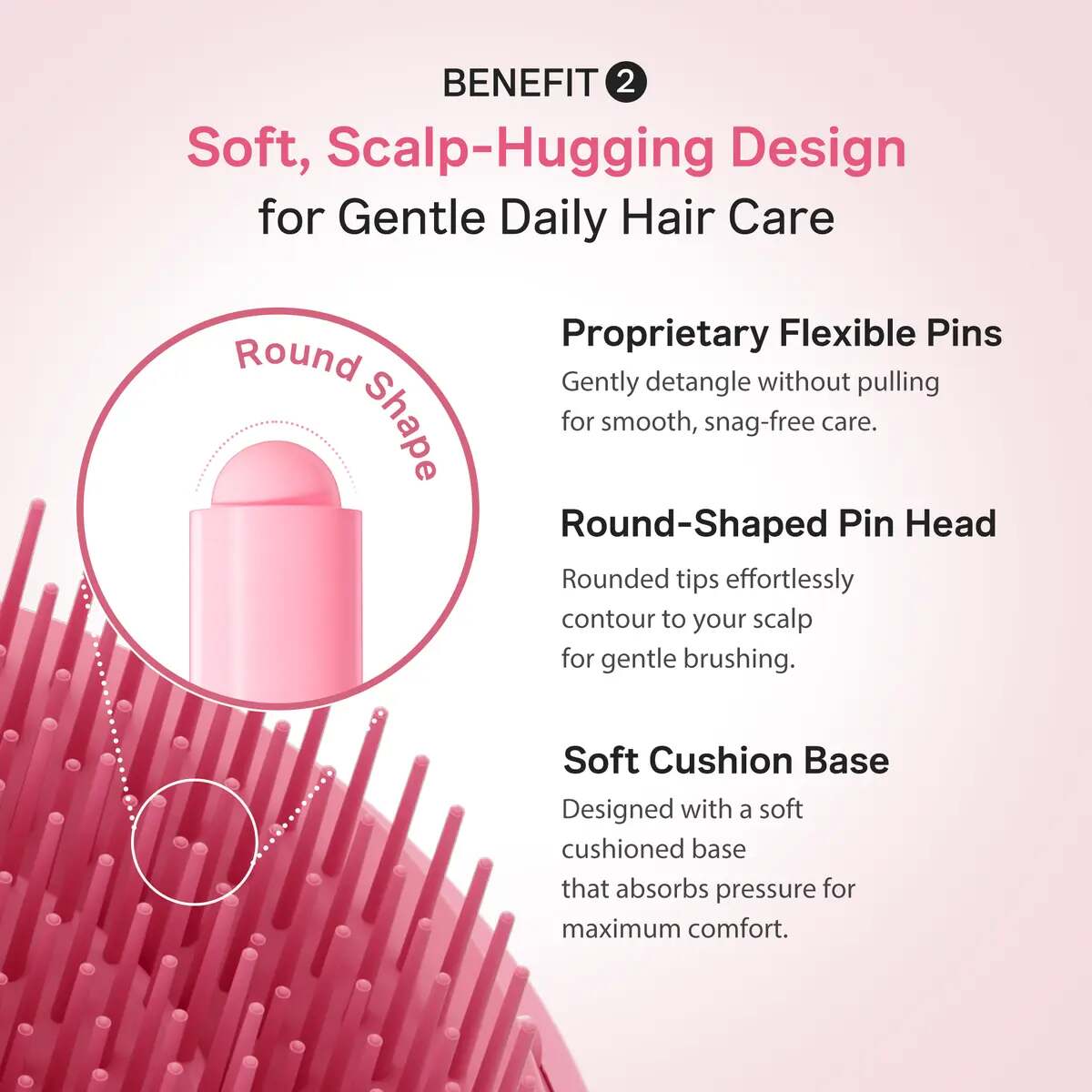[BUY 1 GET 1 FREE] Breakage-Reducing Travel Detangling Brush