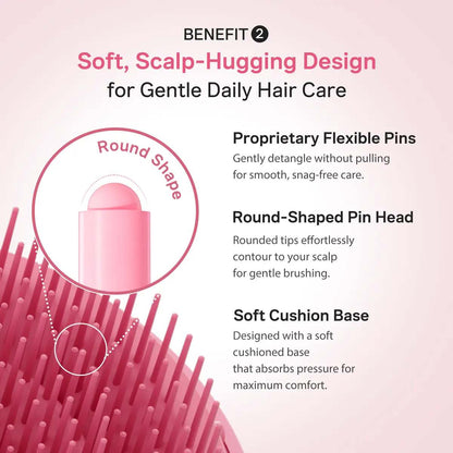 [BUY 1 GET 1 FREE] Breakage-Reducing Travel Detangling Brush