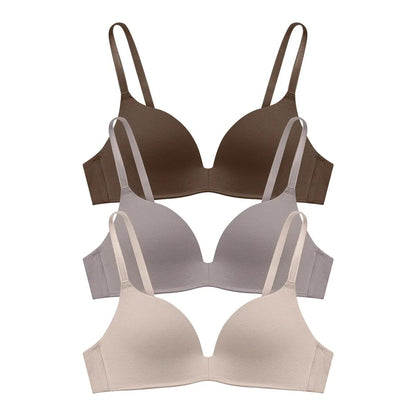 Lightly Lined Wireless Bras 3-Pack