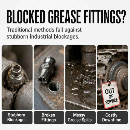 600 PSI High-Pressure Grease Unclogger