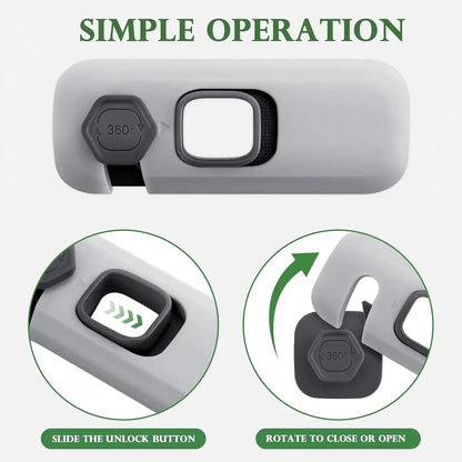 No-Tool Adhesive Safety Locks 5-Pack