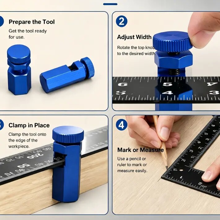 Stair Gauge Framing Square Stop Clamps